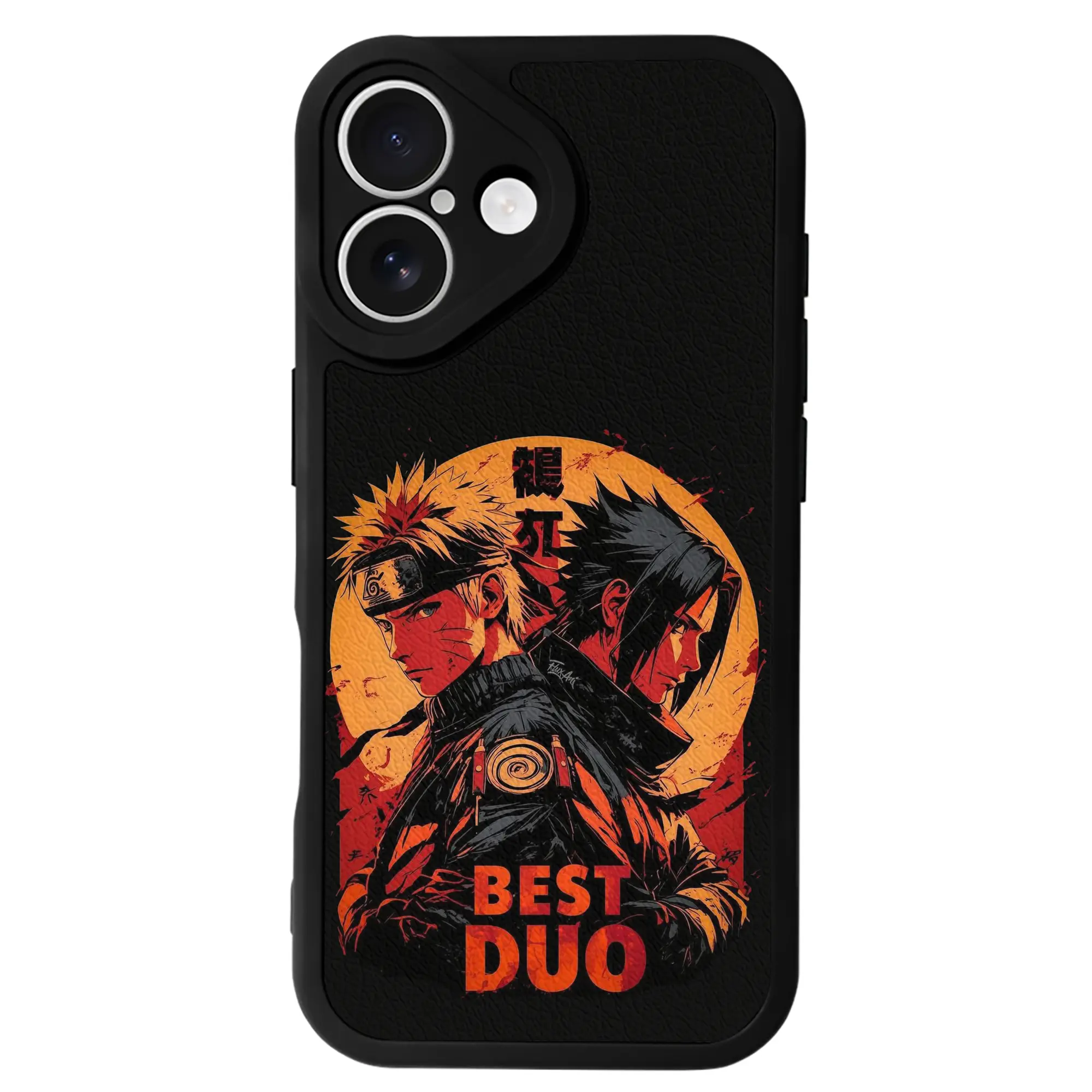 ナルト グッズ うずまき ナルト - IPhone 16シリーズ対応 ・ シリコンスマホケース ・ レザー調 ・ 高精度フィット ・ 耐衝撃 ・ ワイヤレス充電対応 ・ 精密カット